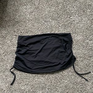 black athleta swim skirt
